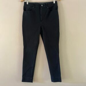 M.M. Lafleur Women’s Black Mid Rise Better Than Denim Crop Stretch Jeans Size 6